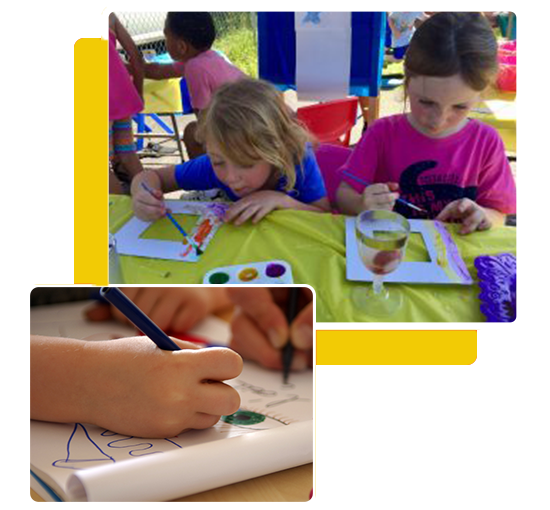 Children Doing Drawing